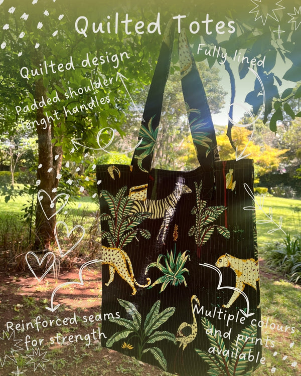 Quilted Tote Bag